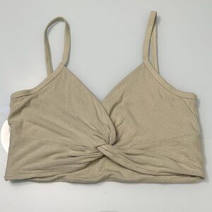 Aritzia Wilfred Cropped Ribbed Tank